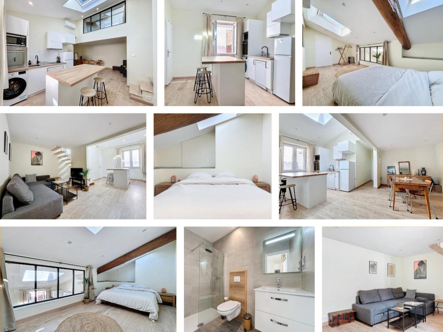 Duplex Vieux Port - Hyper Central & Climatisation - Les Freres De La Loc' مارسيليا المظهر الخارجي الصورة